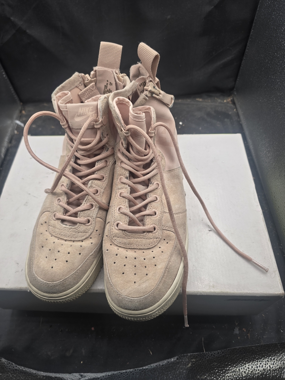 Nike Women’s Pink Lace-Up High-Top Boots